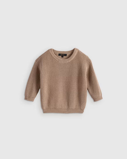 100% Organic Cotton Fisherman Tunic Sweater - US 3886