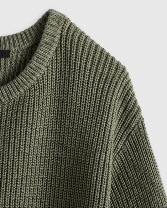 100% Organic Cotton Fisherman Tunic Sweater - US 3192