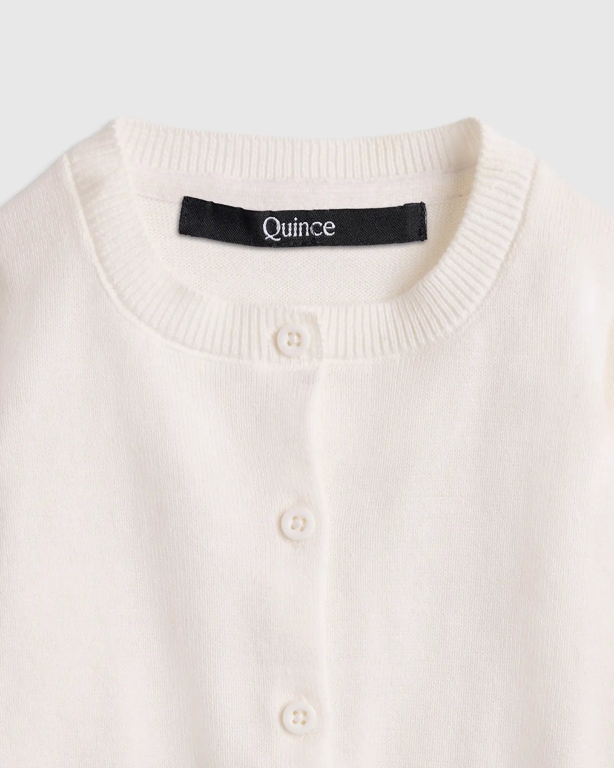 100% Organic Cotton Crewneck Cardigan - US 3785
