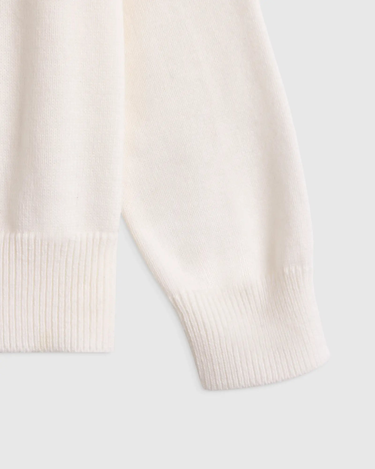 100% Organic Cotton Crewneck Cardigan - US 3785