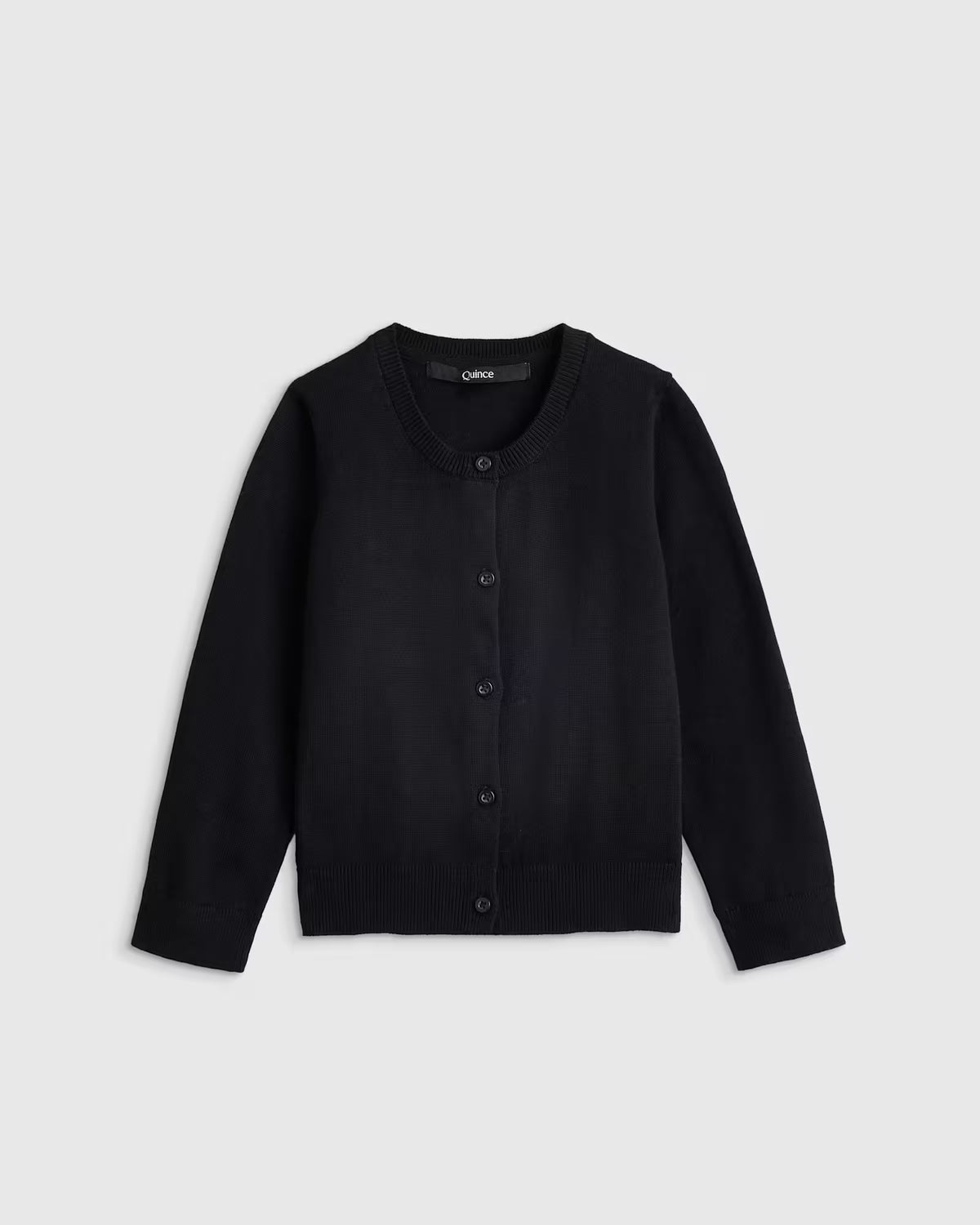 100% Organic Cotton Crewneck Cardigan - US 6525
