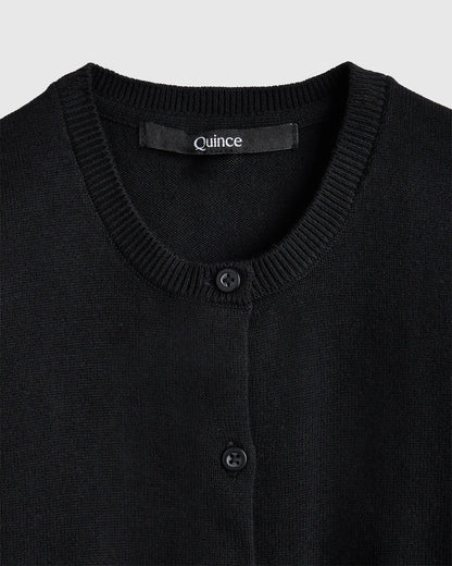 100% Organic Cotton Crewneck Cardigan - US 6525