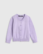 100% Organic Cotton Crewneck Cardigan - US 7567