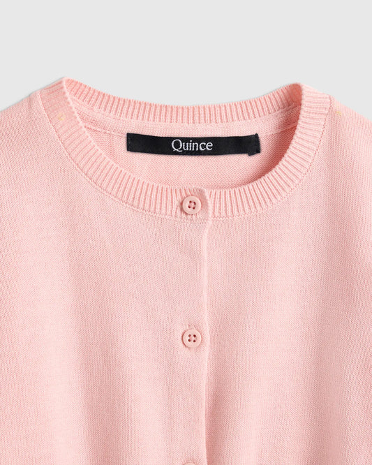 100% Organic Cotton Crewneck Cardigan - US 2010