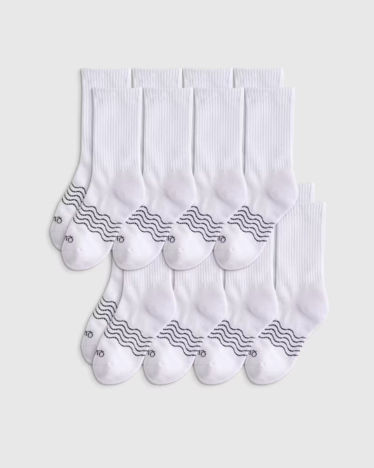 Organic Cotton Calf Sock 8-pack - US 4479