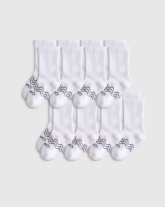 Organic Cotton Calf Sock 8-pack - US 8932