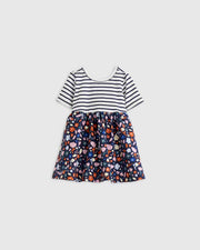 Navy Stripe Floral