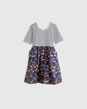 Navy Stripe Floral