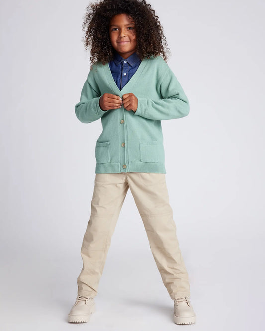 100% Organic Cotton Oversized V-Neck Cardigan 2-Pack - US 2868