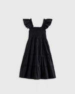 100% Organic Cotton Poplin Smocked Dress - US 0674