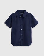 100% European Linen Short Sleeve Shirt - US 7727