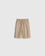 100% European Linen Pull-On Shorts - US 8132