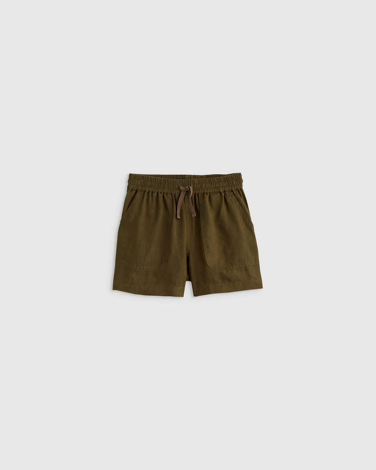 100% European Linen Drawstring Shorts - US 3773