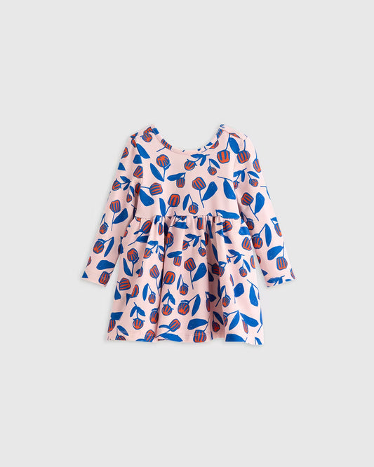 Organic Cotton Long Sleeve Skater Dress - US 3969