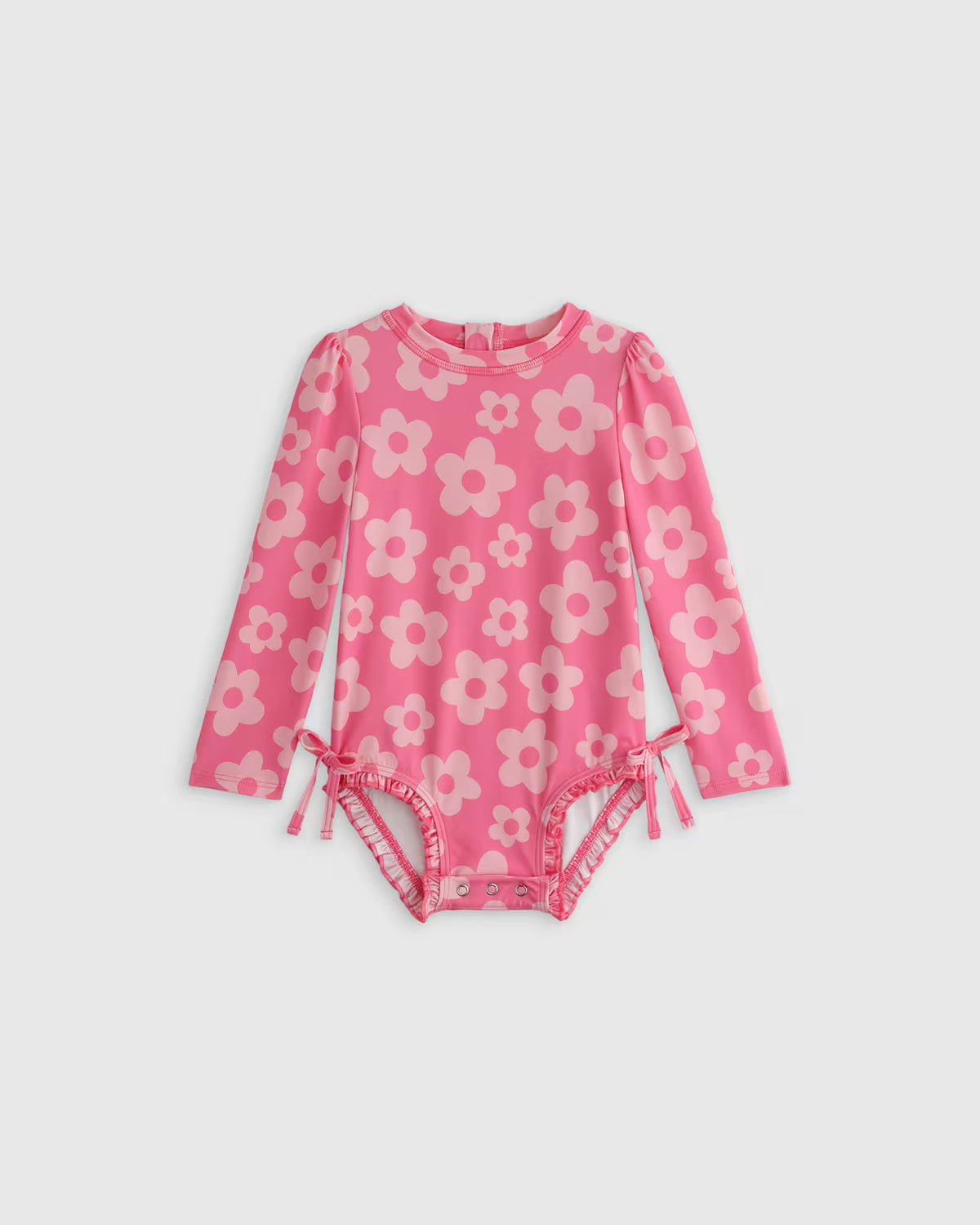 Long Sleeve Tie One-Piece Swimsuit - US 0052