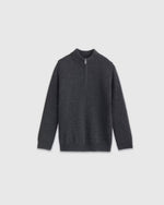 Washable Cashmere Quarter Zip Sweater - US 9927