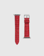 Croc-Embossed Leather Apple Watch Band - US 4426