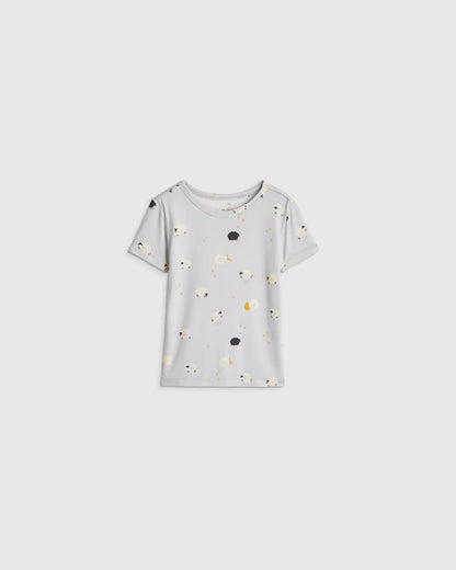 Bamboo Short Sleeve and Shorts Pajama Set - US 8036