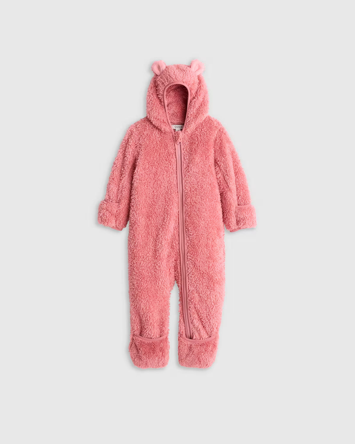 Recycled Sherpa Fleece Baby Bear Bunting - US 5188