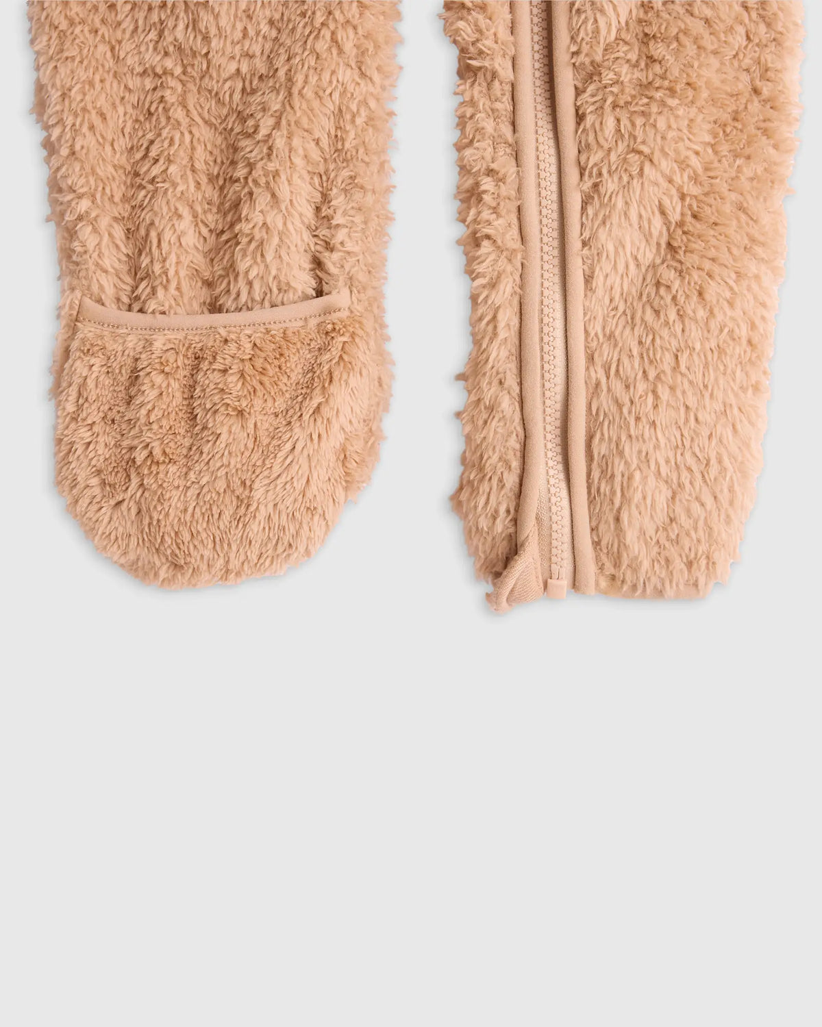 Recycled Sherpa Fleece Baby Bear Bunting - US 8901