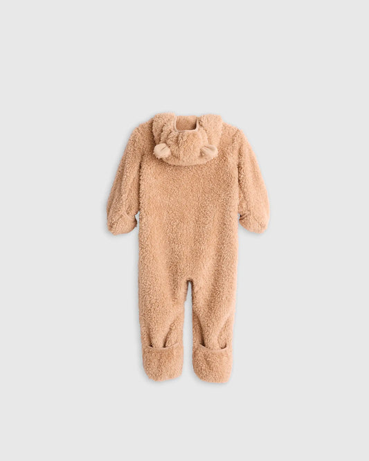 Recycled Sherpa Fleece Baby Bear Bunting - US 8901