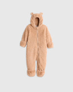 Recycled Sherpa Fleece Baby Bear Bunting - US 8901