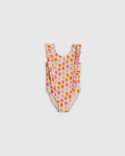 Ruffle One Piece Swimsuit - US 0528