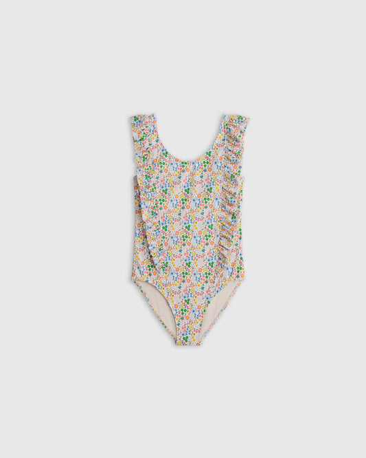 Ruffle One Piece Swimsuit - US 4705
