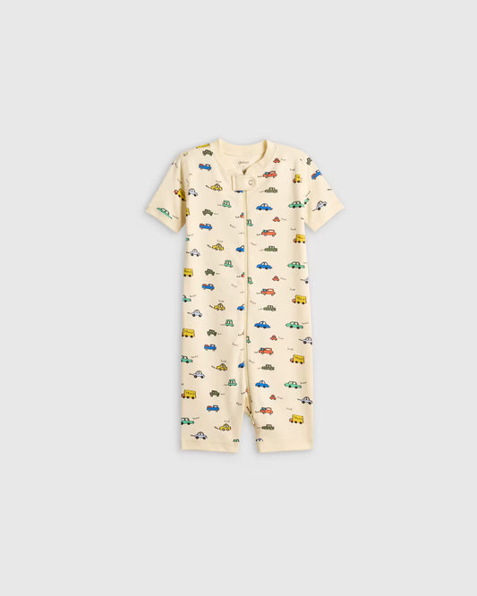 100% Organic Cotton Shortie Onesie Pajama - US 4269