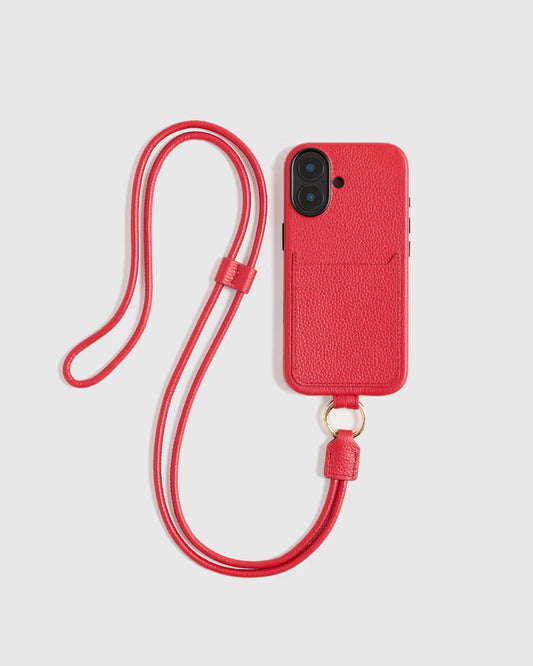 Italian Leather Phone Crossbody Case - US 8546