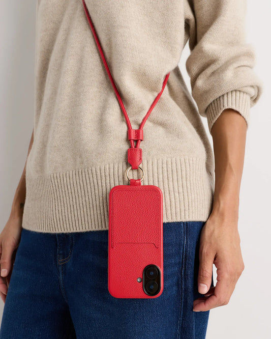 Italian Leather Phone Crossbody Case - US 8546