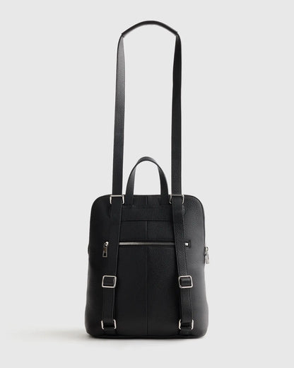 Italian Leather Convertible Backpack - US 0731