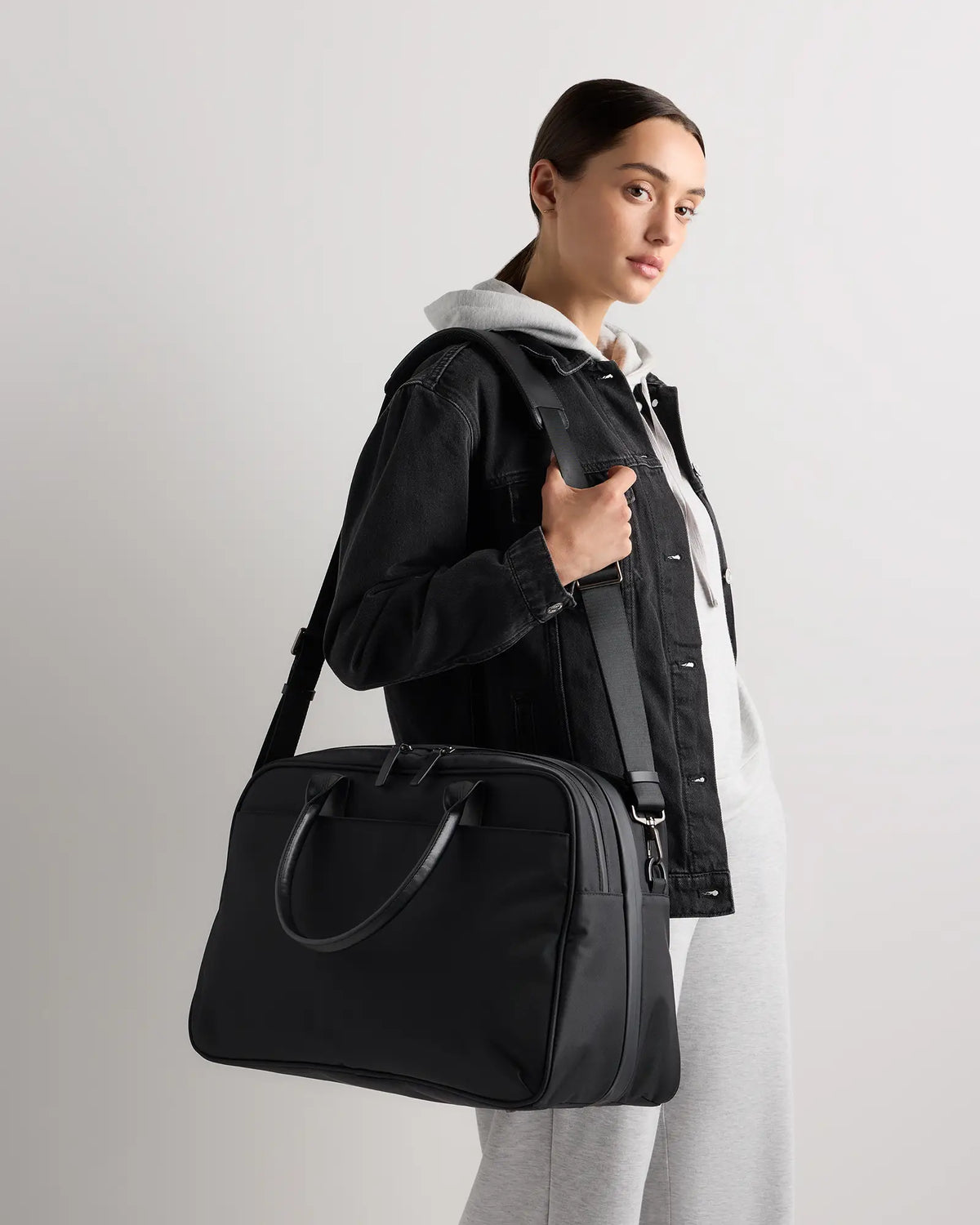 Voyage Nylon Split Travel Bag - US 4938