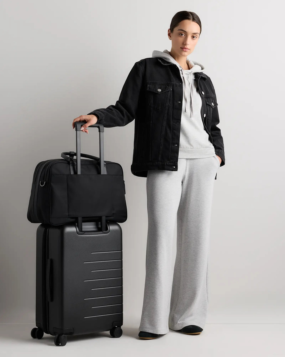 Voyage Nylon Split Travel Bag - US 4938