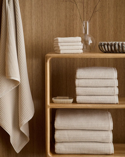 Ribbed Organic Turkish Cotton Bath Bundle (4 pieces) - US 9906