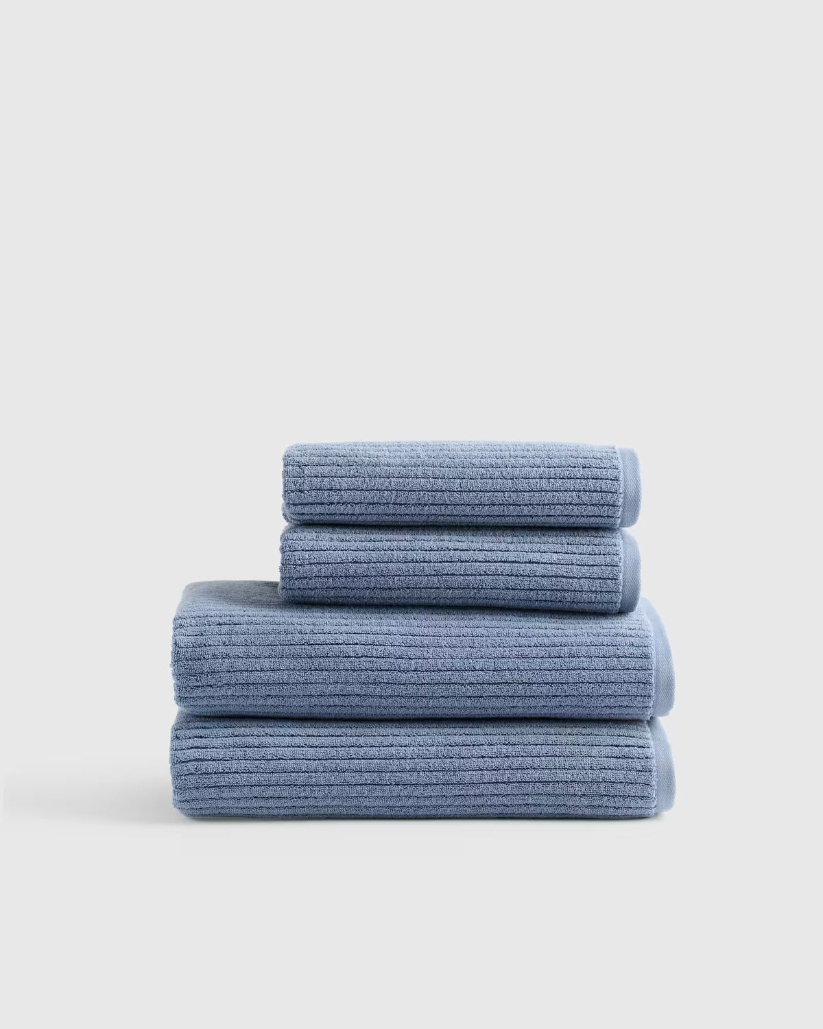 Ribbed Organic Turkish Cotton Bath Bundle (4 pieces) - US 9772