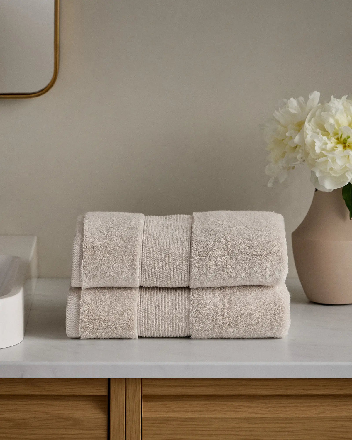 Classic Organic Turkish Cotton Hand Towel (Set of 2) - US 7446