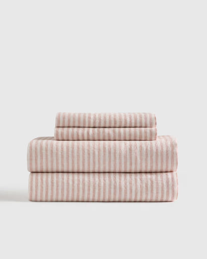 European Linen Stripe Sheet Set - US 1306