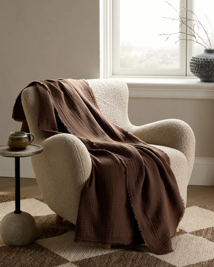 Organic Cotton Gauze Throw - US 0462