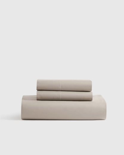 Organic Crisp Percale Fitted Sheet Set - US 0879