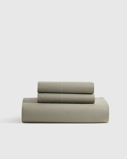 Organic Crisp Percale Fitted Sheet Set - US 0766