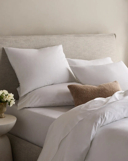 Organic Crisp Percale Deluxe Bedding Bundle - US 7784