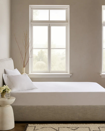 Organic Crisp Percale Fitted Sheet Set - US 9787