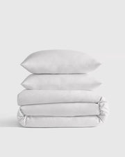 Organic Crisp Percale Duvet Cover Set - US 4540