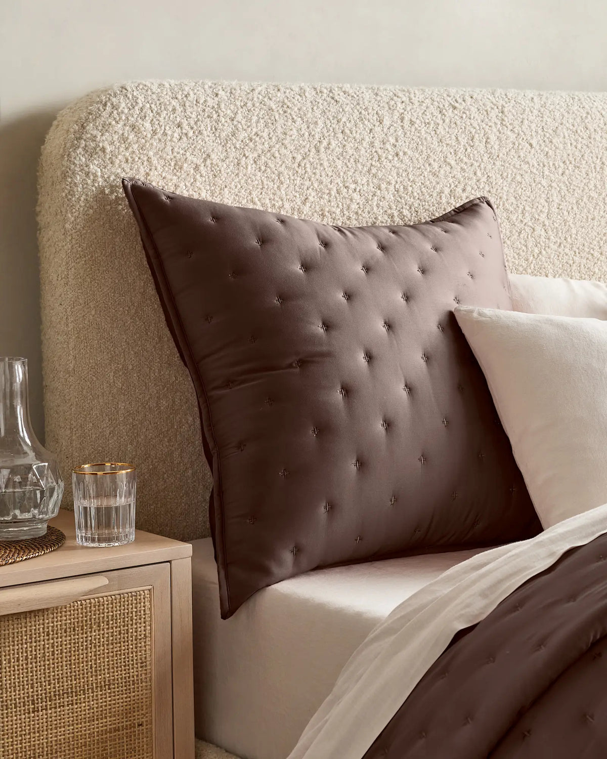 Bamboo Dream Quilted Euro Sham - US 6638