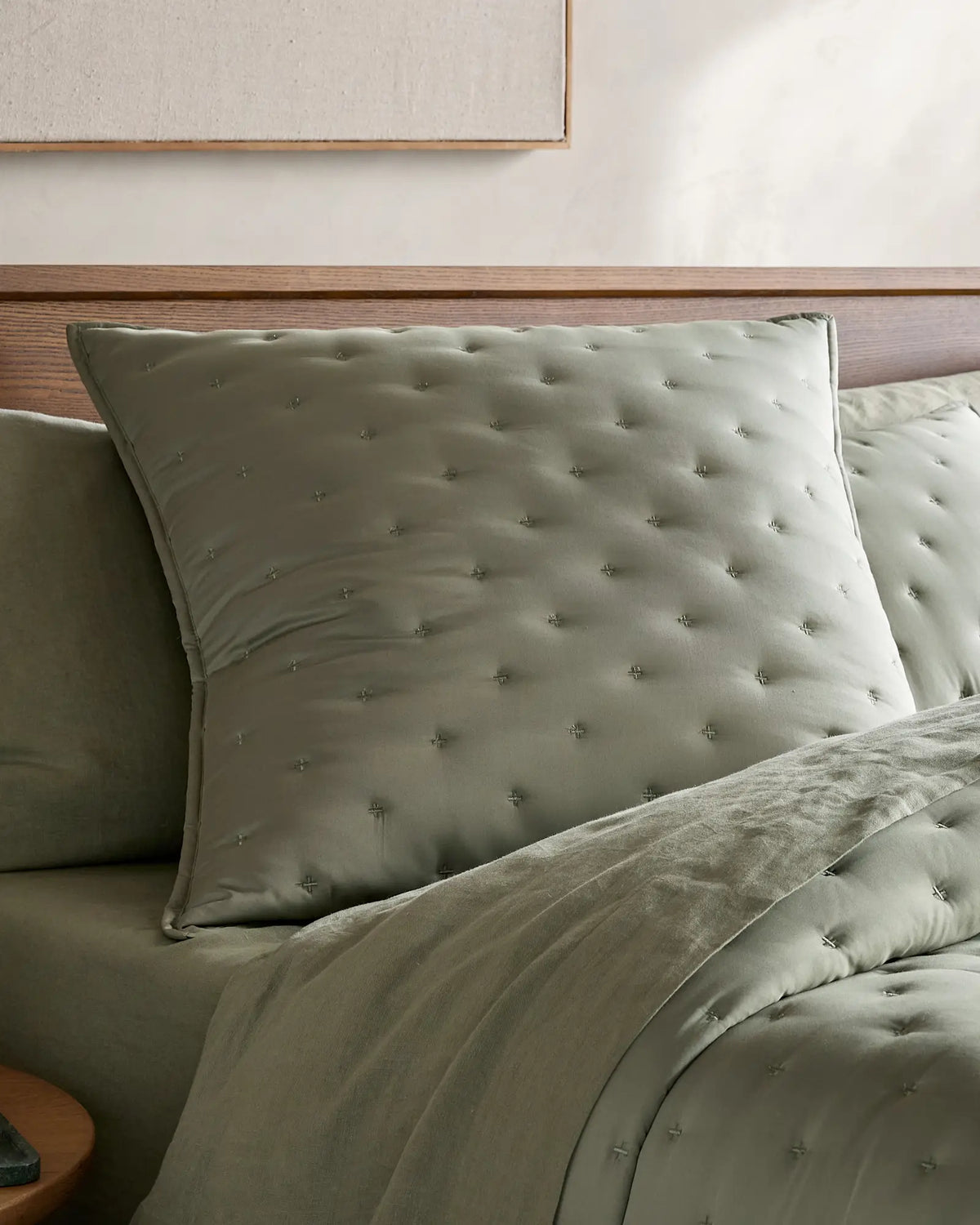 Bamboo Dream Quilted Euro Sham - US 0776