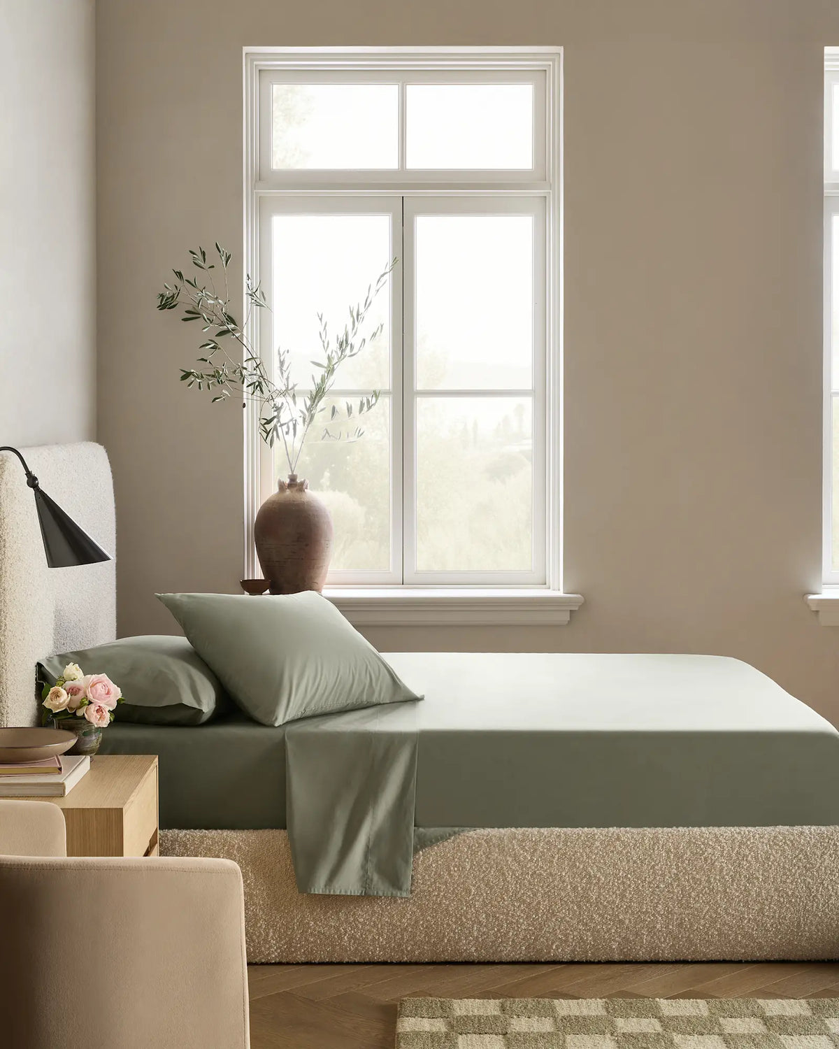Organic Crisp Percale Sheet Set - US 7861