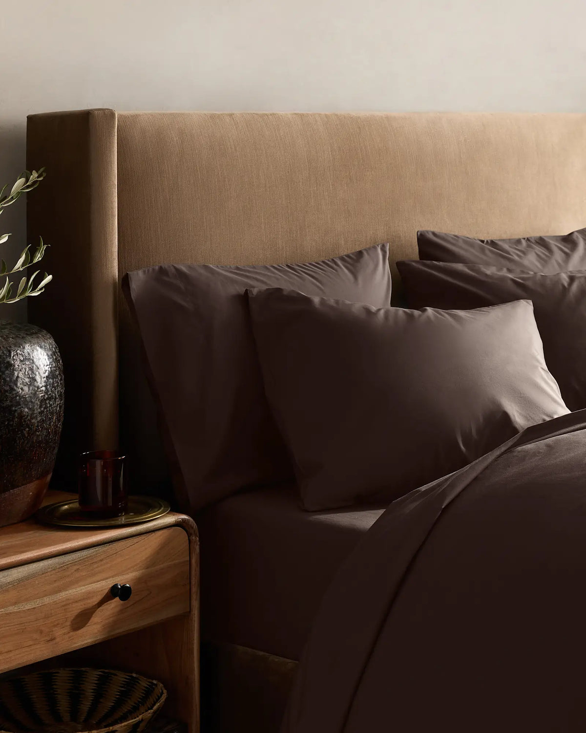 Organic Crisp Percale Deluxe Bedding Bundle - US 3670