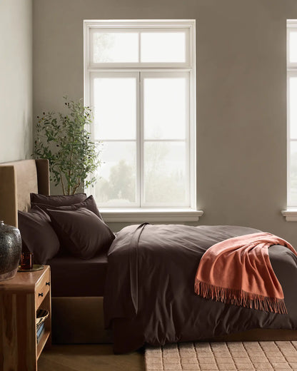Organic Crisp Percale Deluxe Bedding Bundle - US 3670