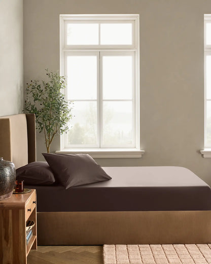 Organic Crisp Percale Fitted Sheet Set - US 1966